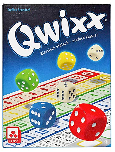 NSV 4015 &ndash; QWIXX Dobbelspel, Meerkleurig, 10,6 x 2,5 x 13,4 cm